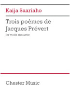 Kaija Saariaho: Trois poemes de Jacques Prévert (noty na housle)