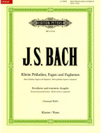Johann Sebastian Bach: Short Preludes, Fugues and Fughettas (noty na klavír)