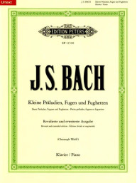 Johann Sebastian Bach: Short Preludes, Fugues and Fughettas (noty na klavír)