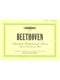Ludwig van Beethoven: Musical Souvenirs (noty na klavír)