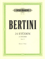 Henri Bertini: 24 Etudes Opus 29 (noty na klavír)