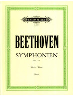 Ludwig van Beethoven: Symphonies 1 (noty na klavír)