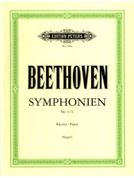 Ludwig van Beethoven: Symphonies 1 (noty na klavír)