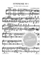 Ludwig van Beethoven: Symphonies 1 (noty na klavír)