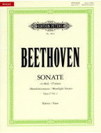 Ludwig van Beethoven: Sonata No.14 Op.27 In C Sharp Minor 'Moonlight' (noty na klavír)