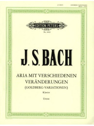 Johann Sebastian Bach: Goldberg Variations BWV 988 (noty na klavír)