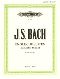 Johann Sebastian Bach: English Suites BWV 806-811, Complete in one volume (noty na klavír)