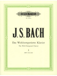 Johann Sebastian Bach: Well-Tempered Clavier 1 - BWV 846–869 (noty na klavír)