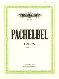 Johann Pachelbel: Canon in D major (noty na klavír)