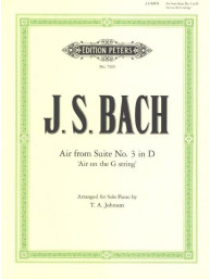 Johann Sebastian Bach: Air D (noty na klavír)