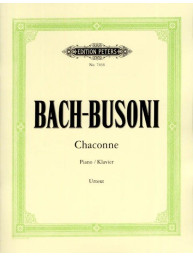 Johann Sebastian Bach: Chaconne In D Minor BWV 1004 (noty na klavír)