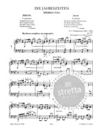 P.I. Čajkovskij: Jahreszeiten  Op.37 (noty na klavír)