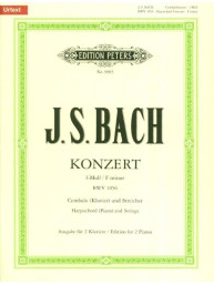 Johann Sebastian Bach: Harpsichord Concerto No.5 In F Minor BWV 1056 (noty na klavír)