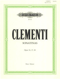 Muzio Clementi: Sonatinas Op.36 37 38 (noty na klavír)
