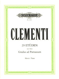 Muzio Clementi: 29 Etüden aus Gradus ad Parnassum (noty na klavír)