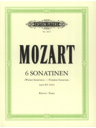 Wolfgang Amadeus Mozart: 6 Viennese Sonatinas (noty na klavír)