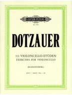 Friedrich Dotzauer: 113 Exercises for Violoncello 1 - No. 1–34 (noty na violoncello)