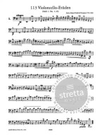 Friedrich Dotzauer: 113 Exercises for Violoncello 1 - No. 1–34 (noty na violoncello)