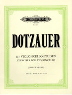 Friedrich Dotzauer: 113 Exercises for Violoncello 3 - No. 63–85 (noty na violoncello)