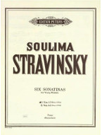 Soulima Stravinskij: Sonatines for Young Pianists No. 1-3 (noty na klavír)