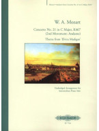 W.A. Mozart: Andante from Piano Concerto No. 21 in C K467 Theme from Elvira Madigan (noty na klavír)
