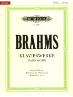 Johannes Brahms: Piano Works 3 (noty na klavír)