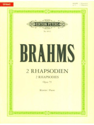 Johannes Brahms: 2 Rhapsodies Op.79 (noty pro klavír)