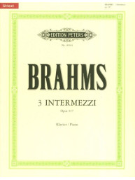 Johannes Brahms: 3 Intermezzi Op.117 (noty pro klavír)