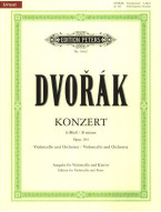 Antonín Dvořák: Concerto In B Minor Op. 104 (noty na violoncello, klavír)