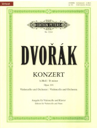 Antonín Dvořák: Concerto In B Minor Op. 104 (noty na violoncello, klavír)