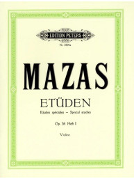 Jacques-Féréol Mazas: Etüden Op. 36 Heft 1 - Etudes Spéciales (noty na housle)
