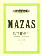 Jacques-Féréol Mazas: Etüden Op. 36 Heft 2 - Etudes Brillantes (noty na housle)