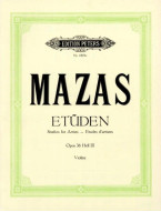 Jacques-Féréol Mazas: Etüden Op. 36 Heft 3 - Etudes d'Artistes (noty na housle)