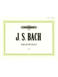 Johann Sebastian Bach: Orgelwerke 6 (noty na varhany)