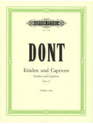Jakob Dont: Etüden und Capricen Op.35 (noty na housle)