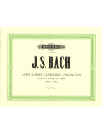 Johann Sebastian Bach: 8 Kleine Preludien & Fughetten (noty na varhany)
