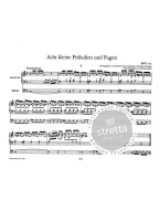 Johann Sebastian Bach: 8 Kleine Preludien & Fughetten (noty na varhany)