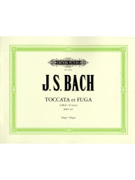 Johann Sebastian Bach: Toccate & Fuge D BWV 565 (noty na varhany)