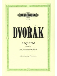 Antonín Dvořák: Requiem (noty na klavír, zpěv)