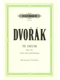 Antonín Dvořák: Te Deum Op.103 (noty na klavír, zpěv)