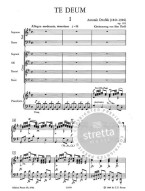Antonín Dvořák: Te Deum Op.103 (noty na klavír, zpěv)