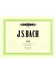 Johann Sebastian Bach: Air BWV 1068 (noty na varhany)