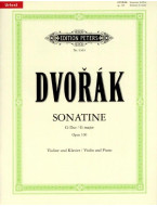 Antonín Dvořák: Sonatina In G Op. 100 (noty na housle, klavír)