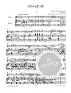 Antonín Dvořák: Sonatina In G Op. 100 (noty na housle, klavír)