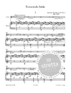 Antonín Dvořák: Romantische Stucke Op.75  (noty na housle, klavír)