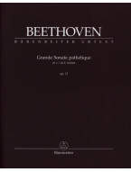 Ludwig van Beethoven: Grande Sonate pathétique in C minor op. 13 (noty na klavír)
