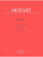 Wolfgang Amadeus Mozart: Sonata in A major KV 331 / 300i (noty na klavír)