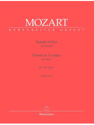 Wolfgang Amadeus Mozart: Sonata in A major KV 331 / 300i (noty na klavír)