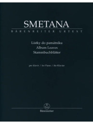 Bedřich Smetana: Album Leaves / Lístky do památníku (noty na klavír)