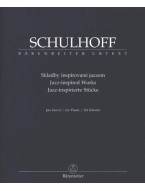 Erwin Schulhoff: Jazz-inspired Works / Skladby inspirované jazzem (noty na klavír)